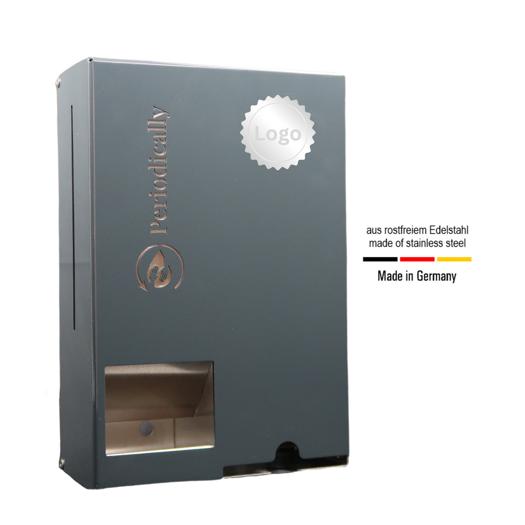 Tampon & Binden Spender Edelstahl - Für Schulen, Büros & öffentliche Toiletten