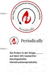 Sticker kostenlos zu jeder Bestellung Periodically Hinweissticker 